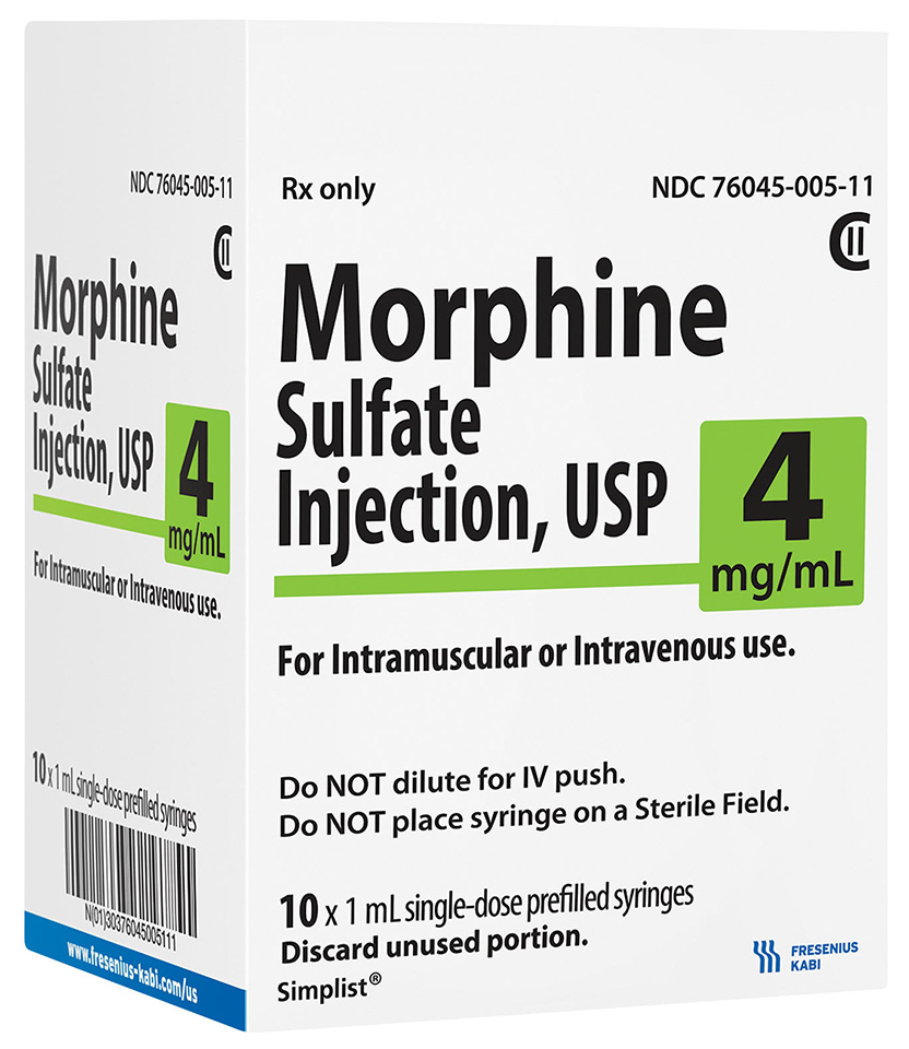 MicroVault Carton image for 4 mg per 1 mL of Morphine