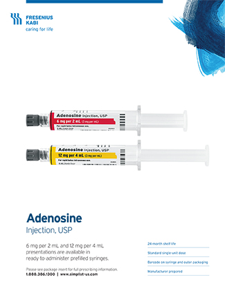 Fresenius Kabi Introduces Adenosine Injection, USP, 40% OFF