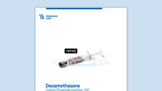 Dexamethasone +RFID® Product Family Information Card