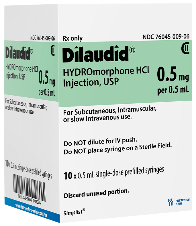 MicroVault Carton image for 0.5 mg per 0.5 mL of Dilaudid