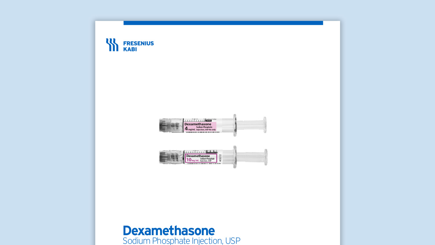 Dexamethasone Product Family Information Card