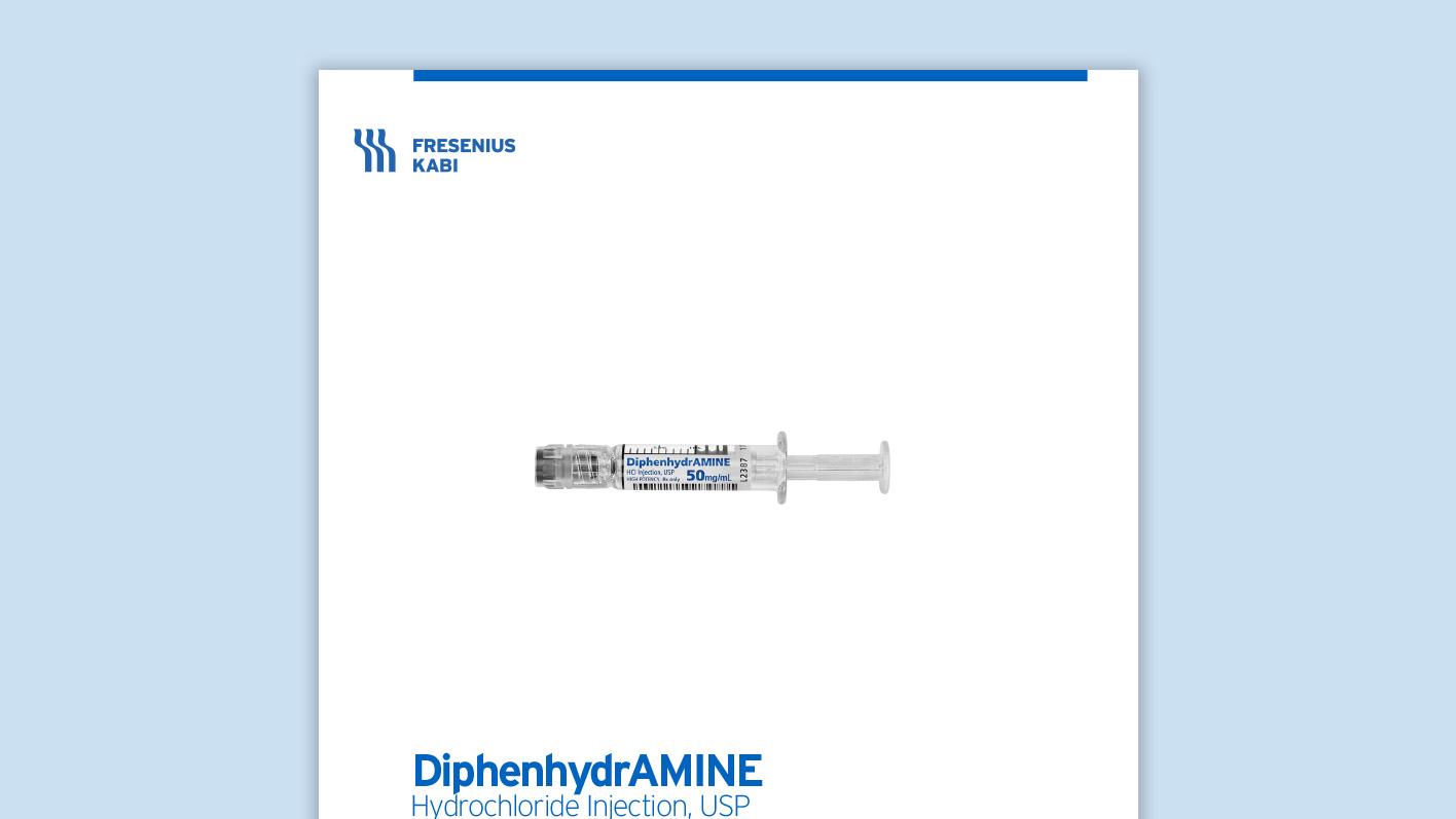 DiphenhydrAMINE Product Family Information Card