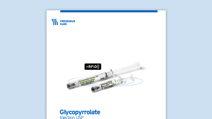 Glycopyrrolate +RFID® Product Family Information Card